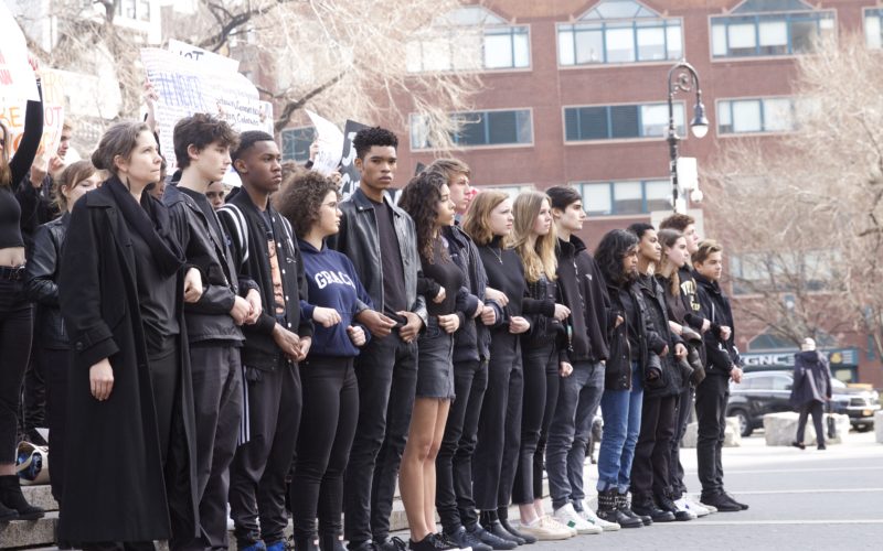 Grace Students Walk Out To Protest Gun Violence The Grace Gazette